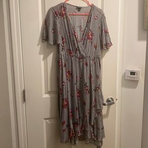 Torrid Floral/striped Dress